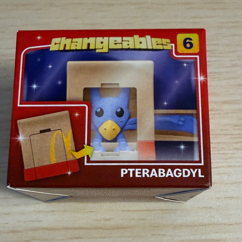 2026 McDonalds Toy Changeables #6 Pterabagdyl New in Box